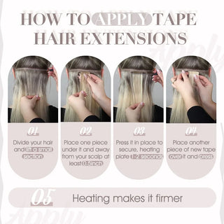 professional pu tape in hair extensions