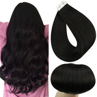 professional tape in 100 real hair extensions