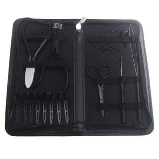 Professional Weft Hair Extension Tool Kit – 17 Pieces