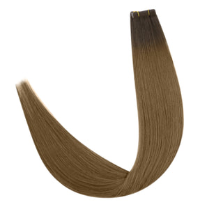 seamless extension wavy tape in hair extensions