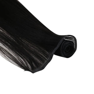 hair extensions for black colorblack wef thair extensions silkhair extensions-virgin 100% real human hair