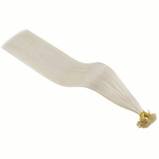 Enhance your natural length and add luxurious volume with bleach blonde U Tip Hair Extensions, perfect for a fuller, thicker look.