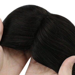 real hair toppers for women