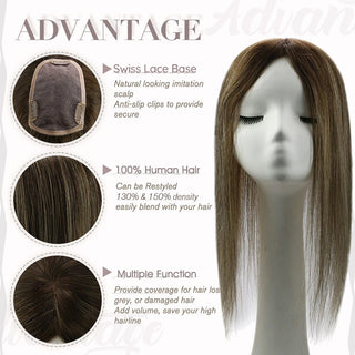 womens hair pieces for top of head
