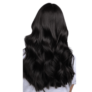 Full Shine PU Hole Weft Invisible Weft Virgin Hair Extensions Natural Black (#1B)-Virgin Pu Hair Weft-Full Shine