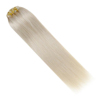 blonde human hair extensions clip ins