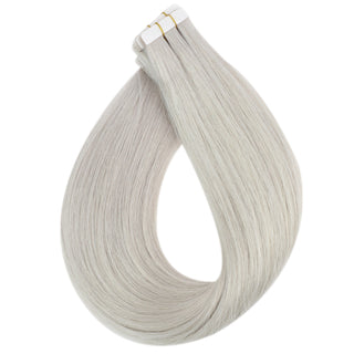 virgin tape in straight hair extensions