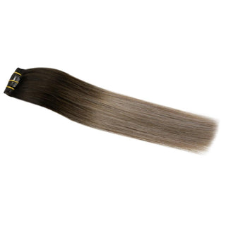 remy human hair clip in extensions 12 inch