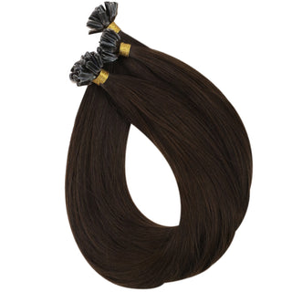u tip brown hair extensions virgin indian hair extensions
