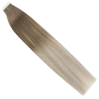 glue hair extensions human hair blonde