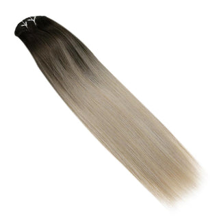 balayage in hair extensions human hair clip on