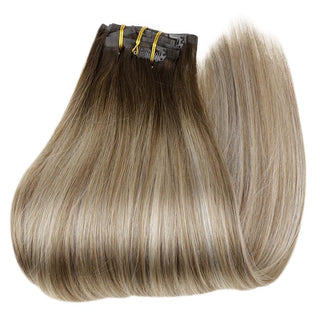 seamless extensions clip in human hair