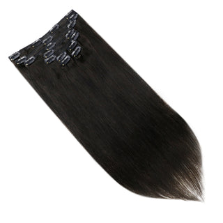 black clip in hair extensions human hair