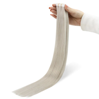 virgin human hair extensions tape in