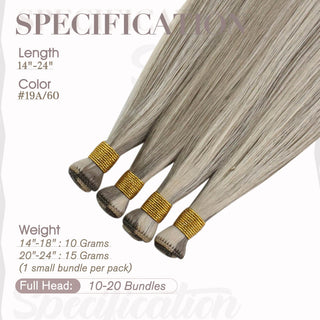 hair remy extensions hand made weft hair real extensions virgin quality balayage blonde Full Shine Hand Tied Weft Hair Extensions 100% Virgin Human hair extensions