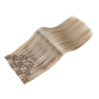 seamless weft clip in hair extensions