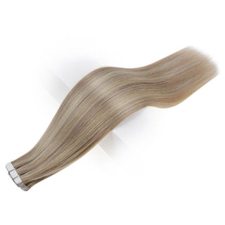 tape in real hair extensions blonde