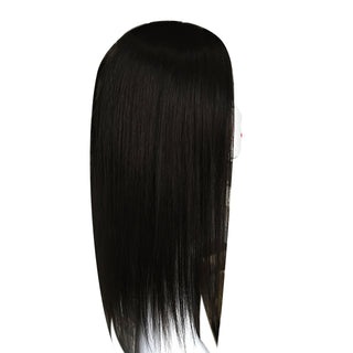 [Pre Order] Full Shine Mono Human Hair Wig Toppers 6*7 Inch For Women Hair Loss #1B Off Black