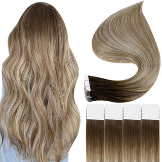 18 inch tape in hair extensions