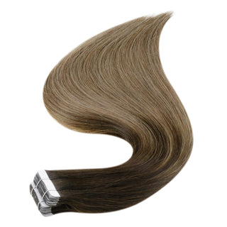 tape in straight human hair extensions