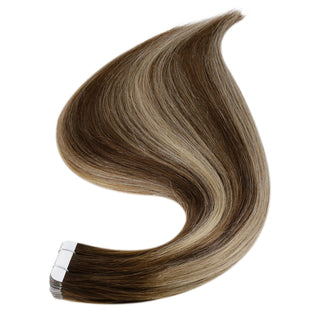 tape in human hair extensions 40 pieces