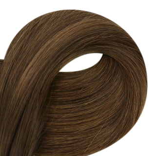 Full Shine Genius Weft Hair Extensions 100% Virgin Human Balayage  (#2/8/2)