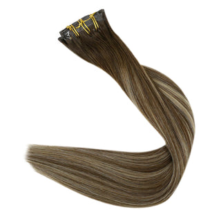 seamless human hair extensions clip in