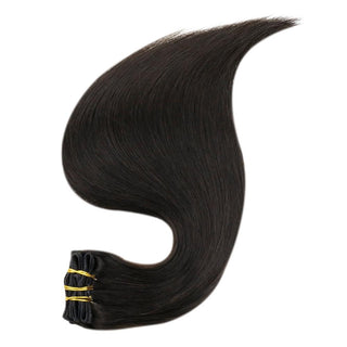 black clip in hair extensions 14 inch