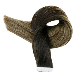 tape human hair extensions blonde