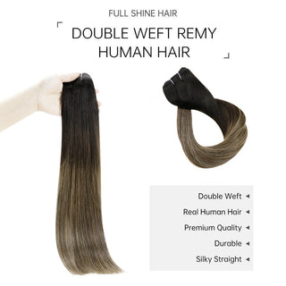 human hair weft bundles