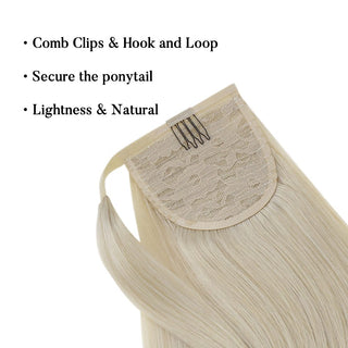 real hair ponytail extension
