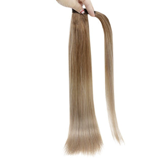real hair ponytail wrap