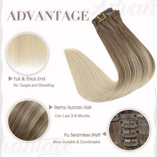 clip in hair extensions for volume