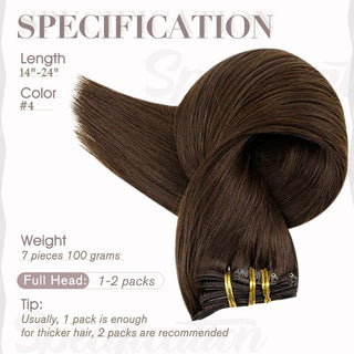 long clip in hair extensions