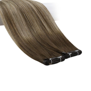 weft blonde hair extensions
