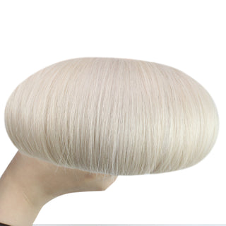 Full Shine Salon Quality Pre Bonded I Tip Extensions in White Blonde #1000 feature premium virgin human hair with a soft silky finish and natural movement.