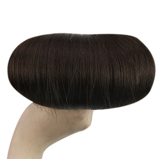 Full Shine Professional I Tip Hair Extensions in Medium Brown #4 feature premium virgin human hair, natural movement, and a seamless blend for everyday styling.