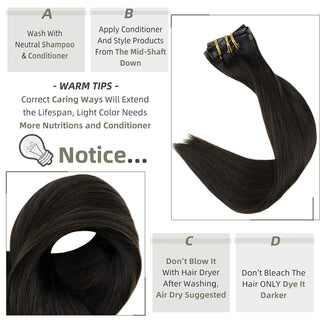 pu invisible clip hair extensions