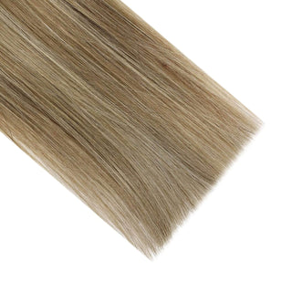 Full Shine I Tip 100% Remy Human Hair Extensions Balayage (#3/8/22)