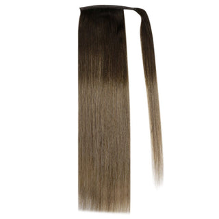 ponytail extension dark brown