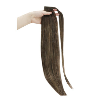 straight hair ponytail