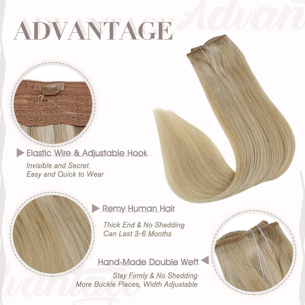 Ash Blonde Hair Extensions Full Shine® Ash Blonde Extensions