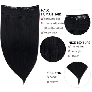 black halo hair extensions