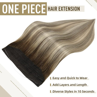 invisible halo human hair extensions