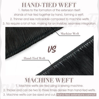best hand tied weft extensions