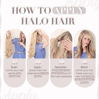 halo natural hair extensions