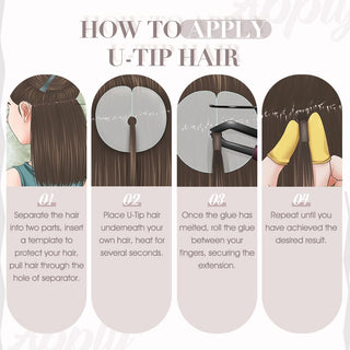 ombre u tip hair extensions