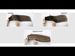 real hair weft extensions