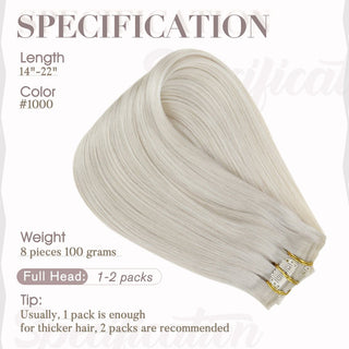 thick clip in hair extensions