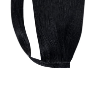 wrap around ponytail extension human hair